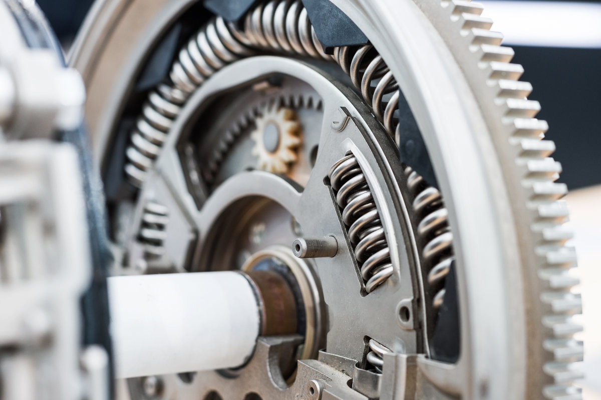 Close up of clutch disc